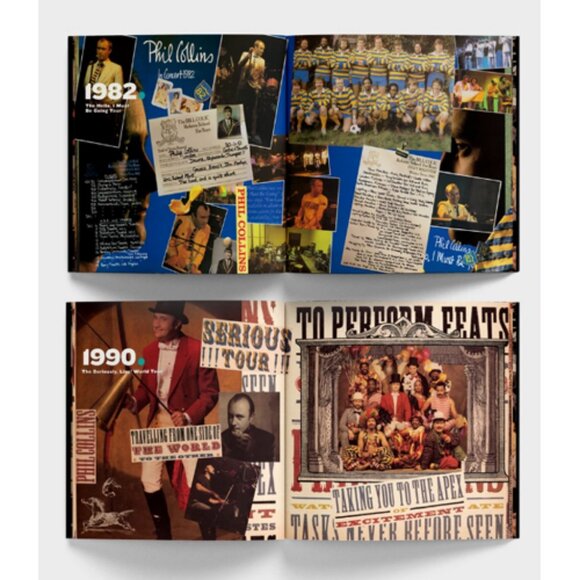 Phil Collins Not Dead Yet Live Tour Program 2017 18 Genesis 2 Books + Sleeve - Picture 9 of 16